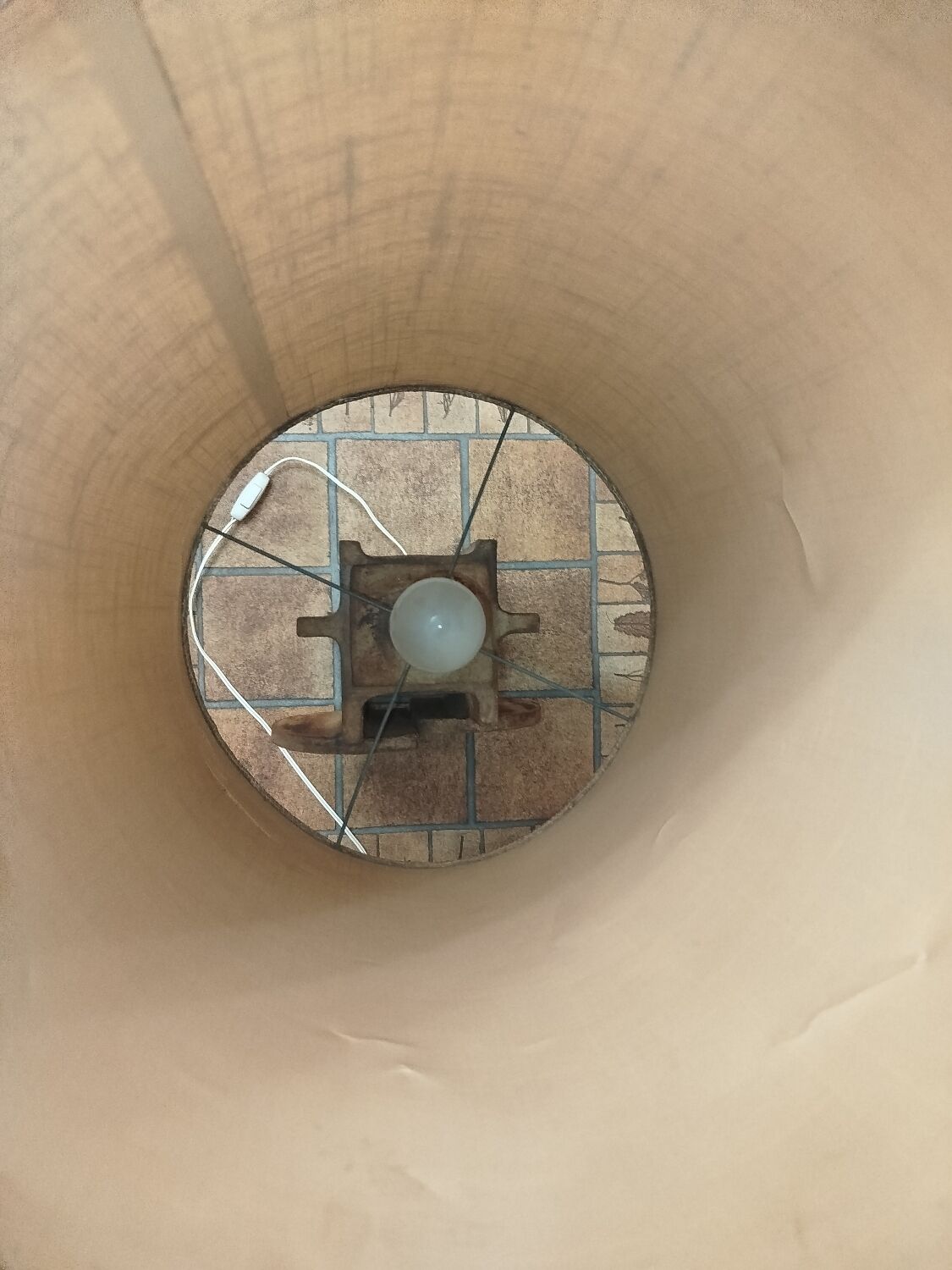Ceramic lamp R. CAPRON & J. DERVAL Vallauris
