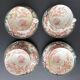 4 porcelain tea cups