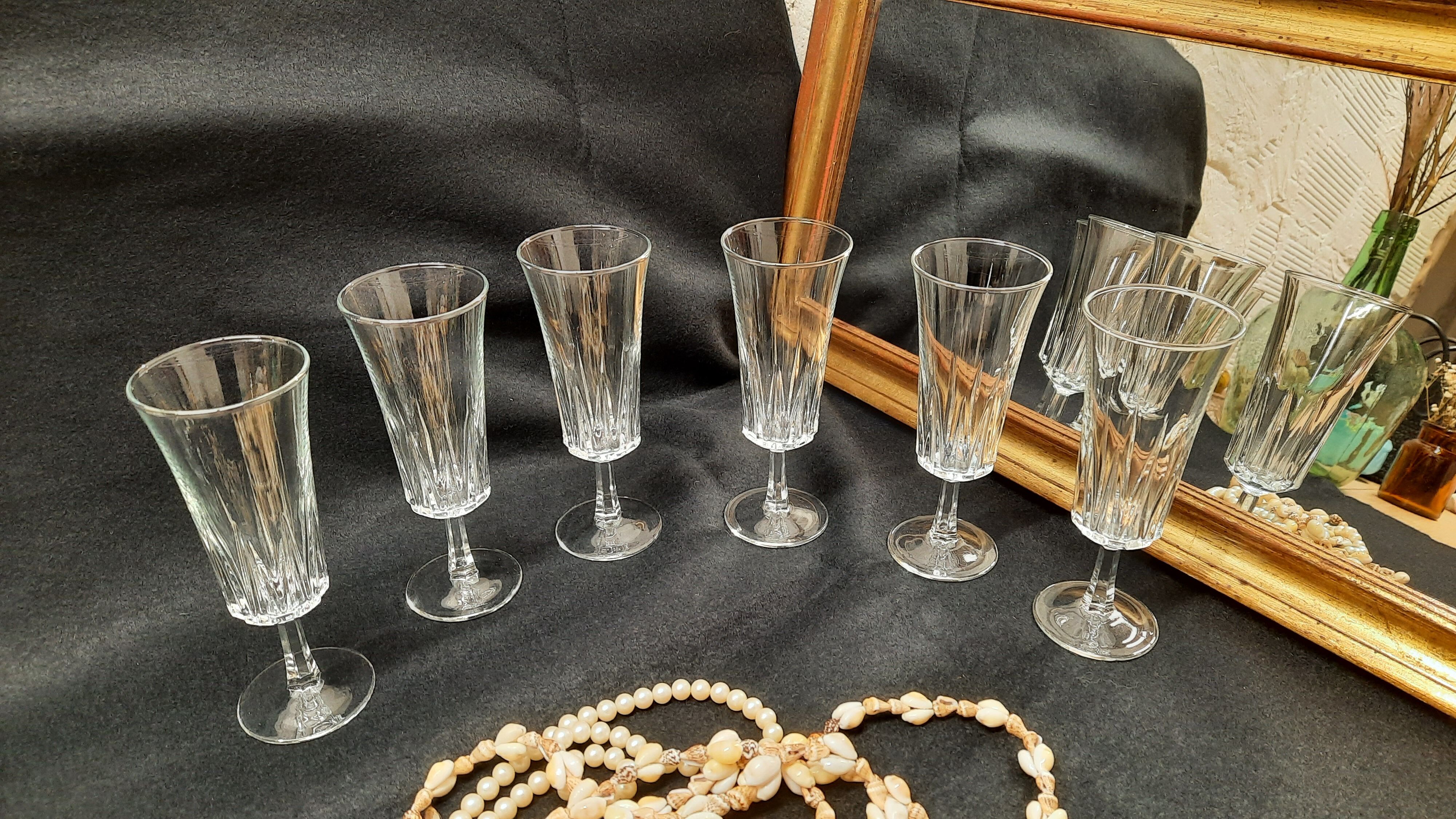 Set 6 champagne flutes