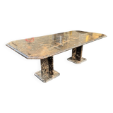 Exceptional marble table – Italian design, 1970s