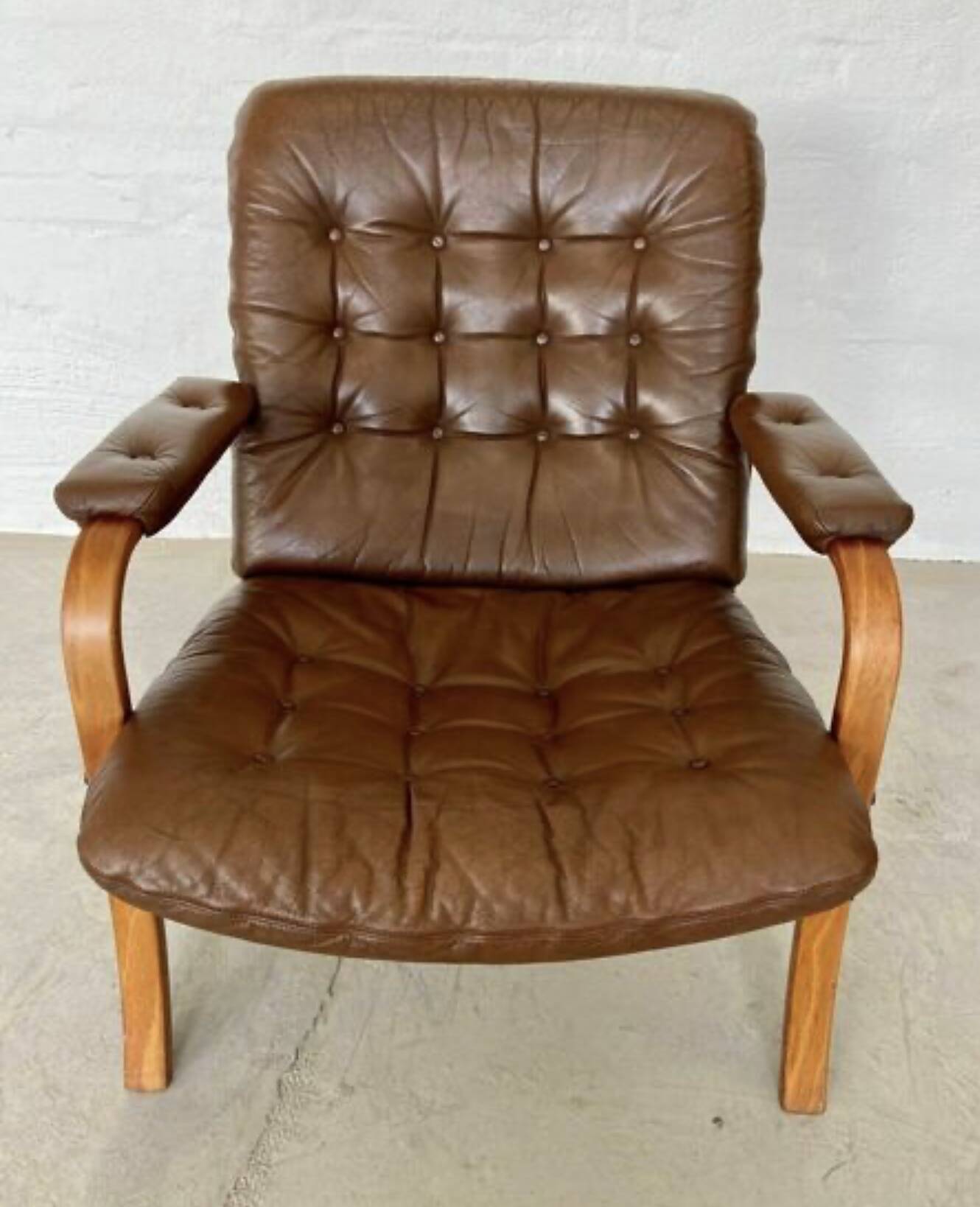 Vintage Retro Mid Century Scandinavian Gøte Møbler Lounge Chair By Nassjo Ab