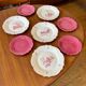 8 assiettes Niderviller, service "Délices des quatre saisons"