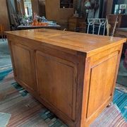 Large solid oak chest