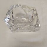 Crystal ashtray signed Daum