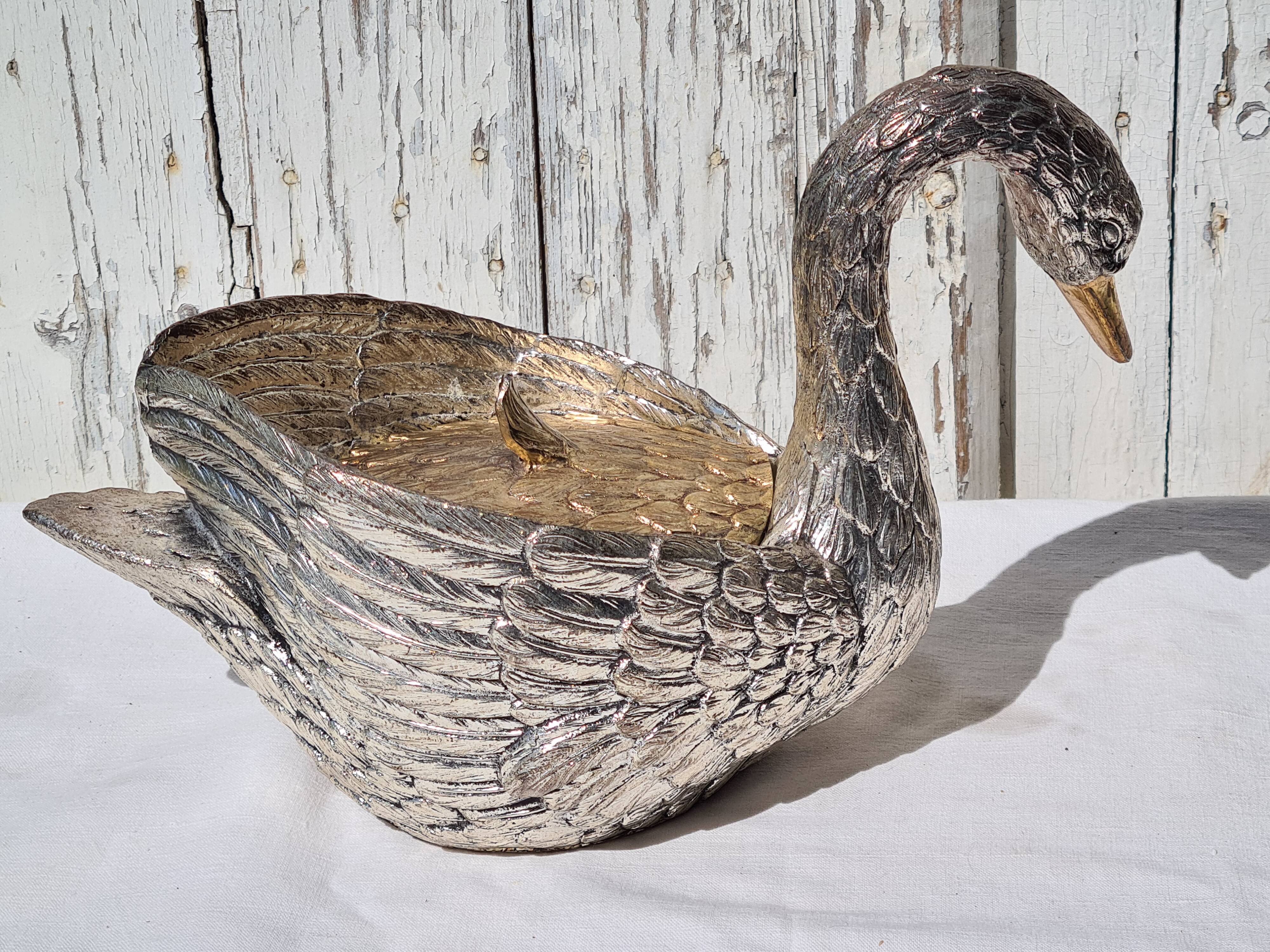 Swan ice bucket Mauro Manetti