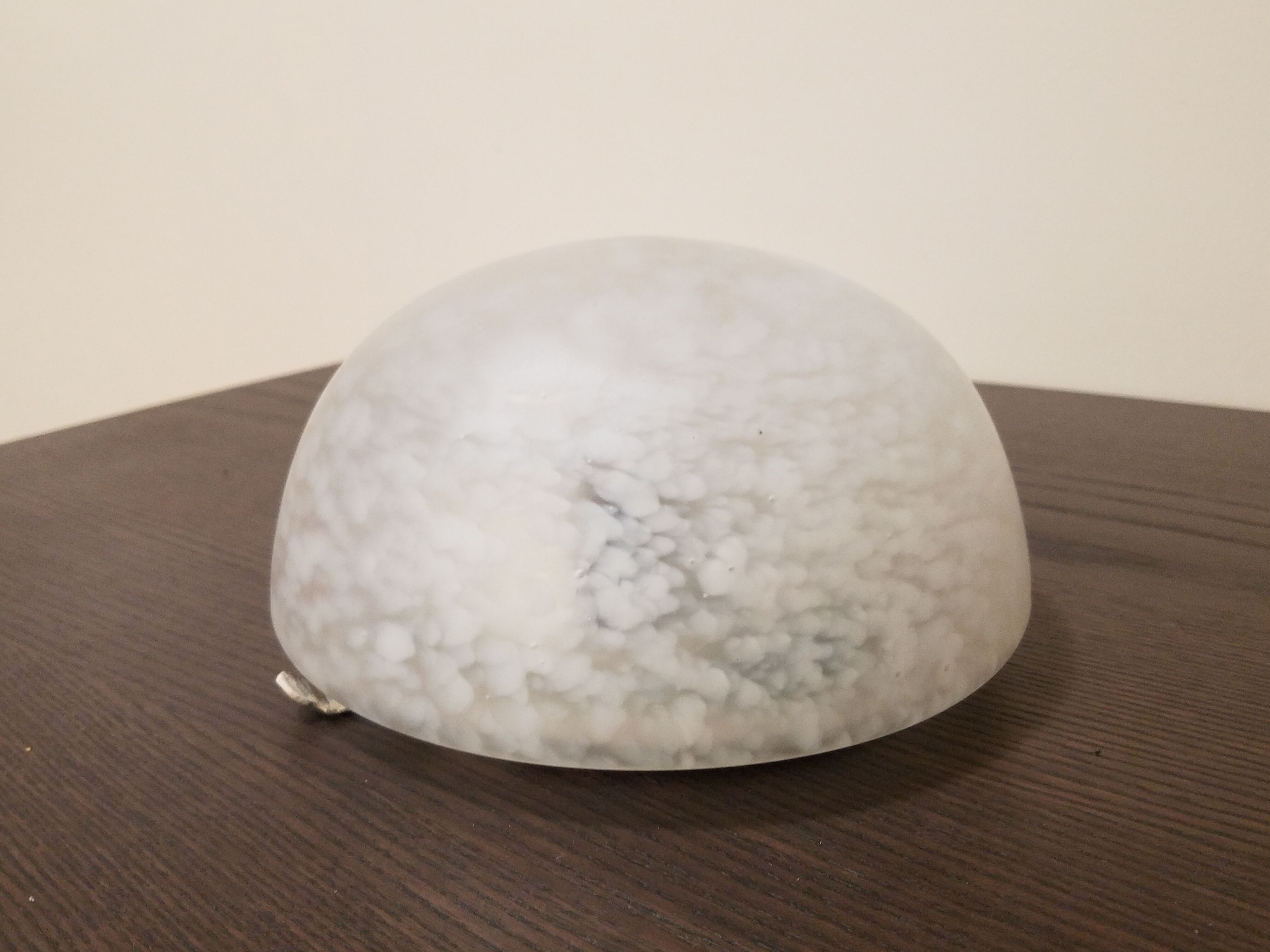 Vintage Clichy glass ceiling light