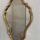 Vintage mirror 1960 Belgian rocaille style gilded wood - 76 x 55cm