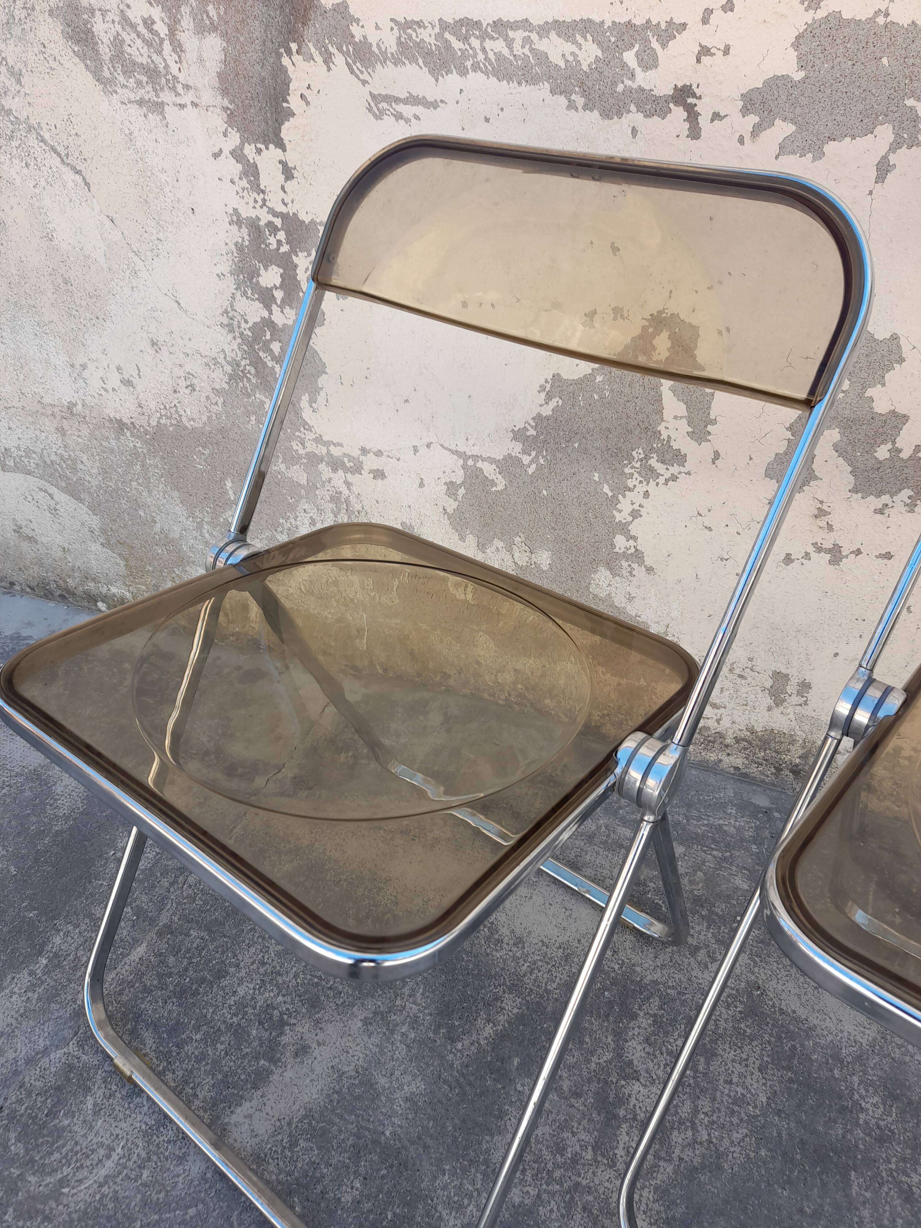 Pair of Castelli chairs signed italy Design