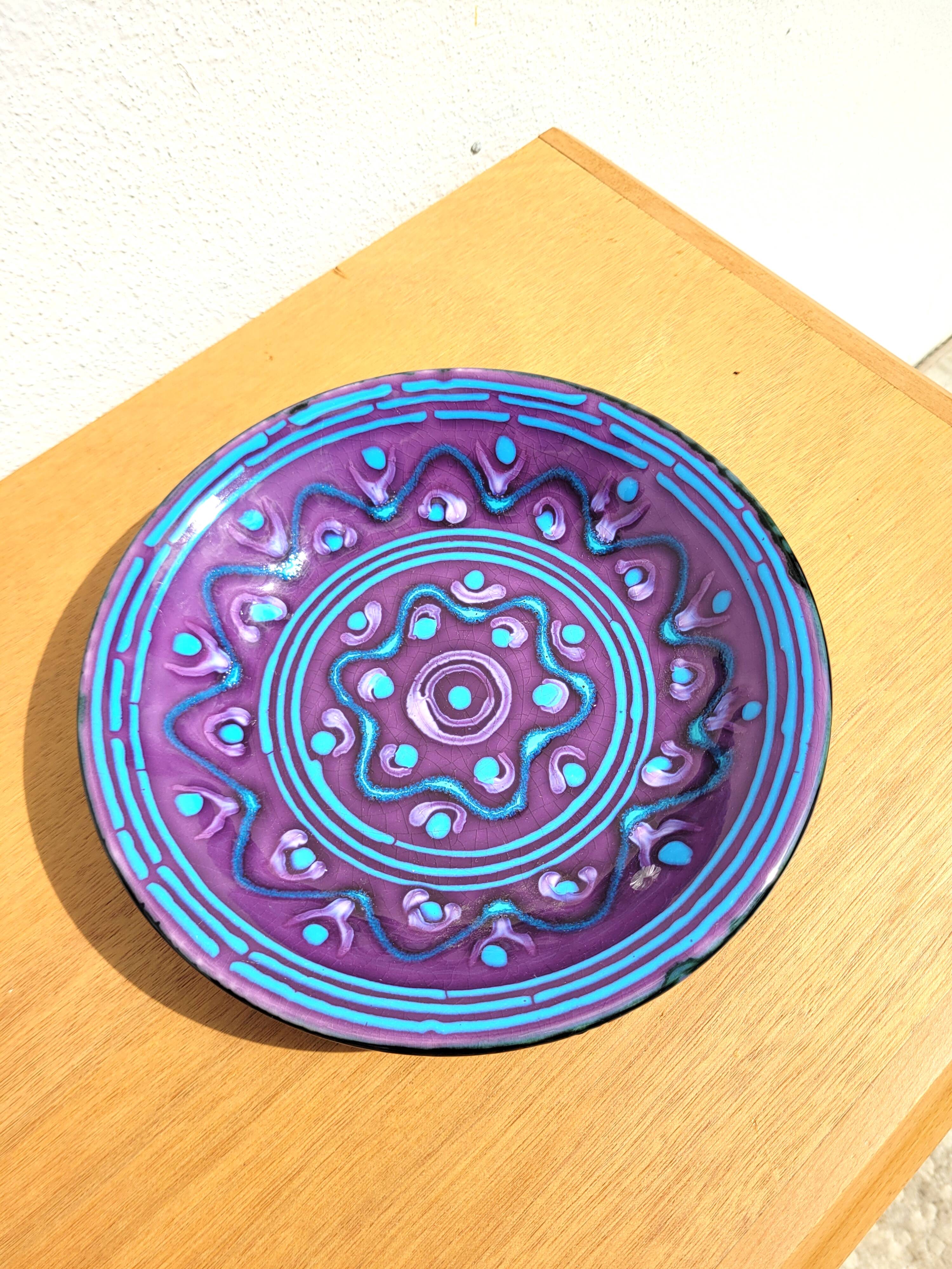 Ceramic plate from Danuta le Hénaff