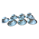 Coffee service for 6 people in Limoges porcelain by Robert Haviland, 1930.