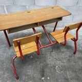 desk School desk vintage bench