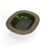 Five-Piece Black Earthenware Serving Set by Antonia Campi, Italy