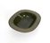 Five-Piece Black Earthenware Serving Set by Antonia Campi, Italy