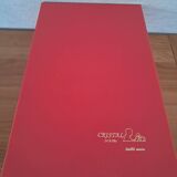 6 crystal glasses from Lorraine in the original box.