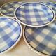 Set de 6 assiettes à dessert vichy