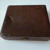 Lot 12 small silver metal cuillieres art deco