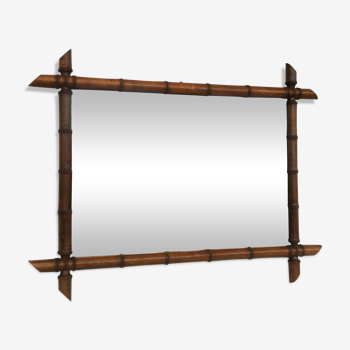 Ancient bamboo-style mirror