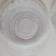 Set of 6 flat plates in vintage glass