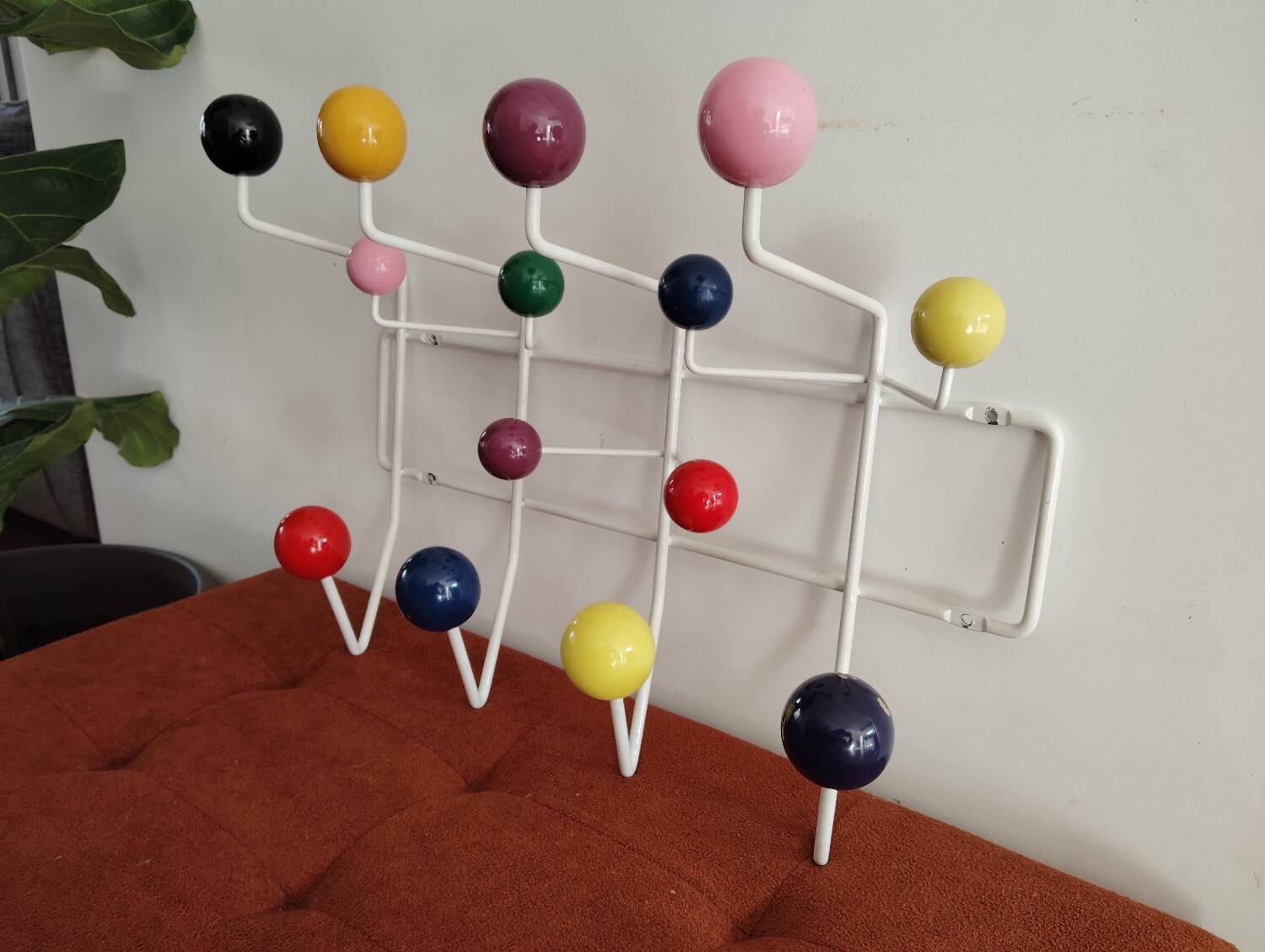“Hang it all” coat racks by Charles and Ray Eames