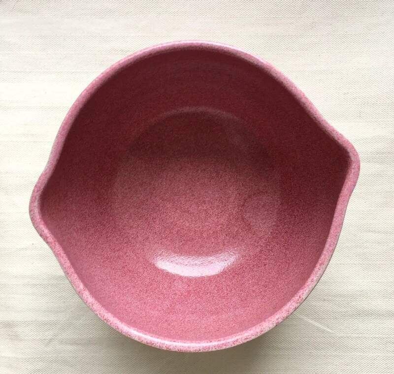 Vintage Pink Artist Ceramic Mug