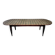 Large oval bistro table dimensions 255 cm