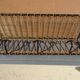 Ferotin coat rack in wicker and metal from the 60s vintage
