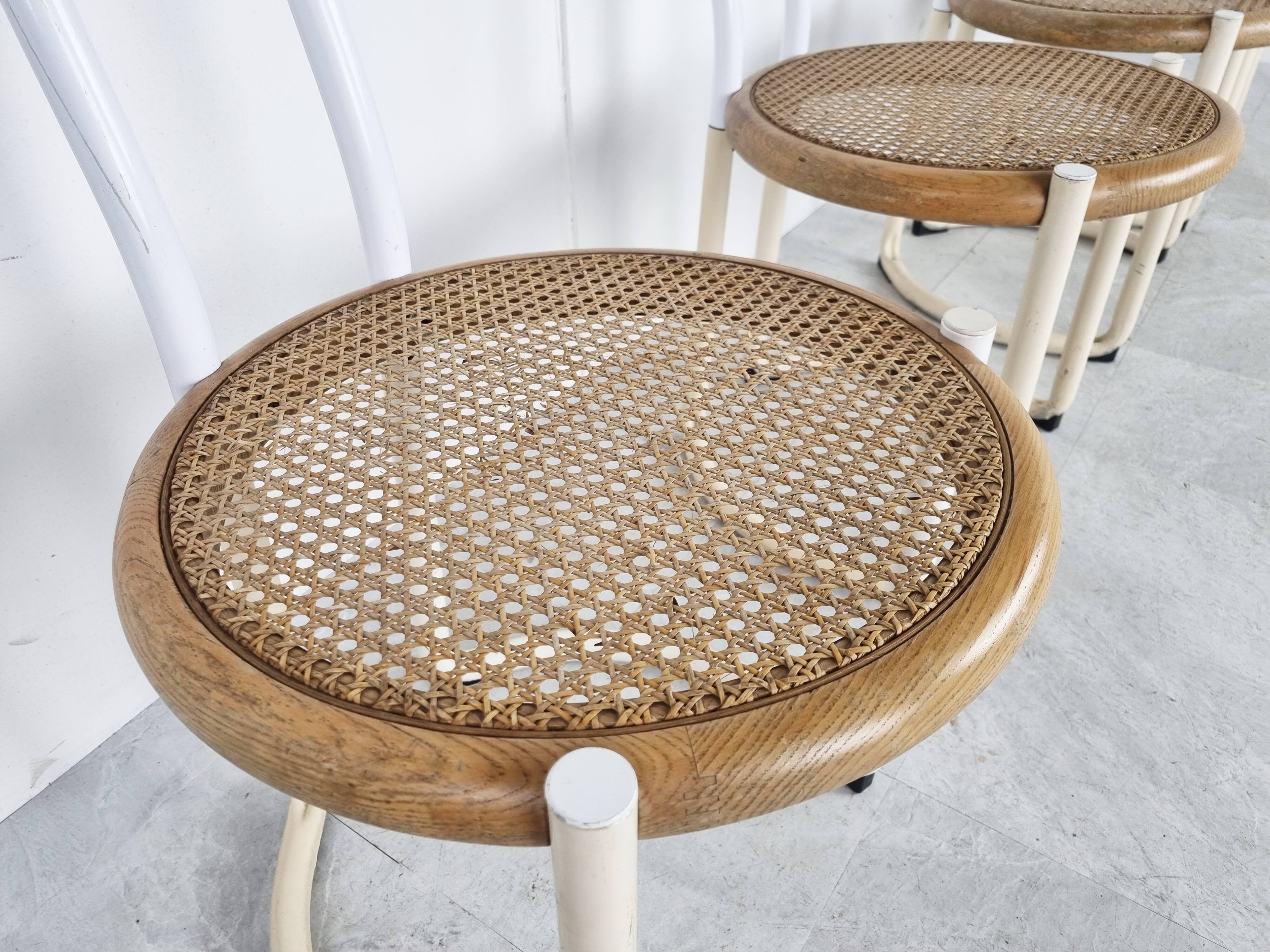 Vintage postmodern dining chairs, 1960s