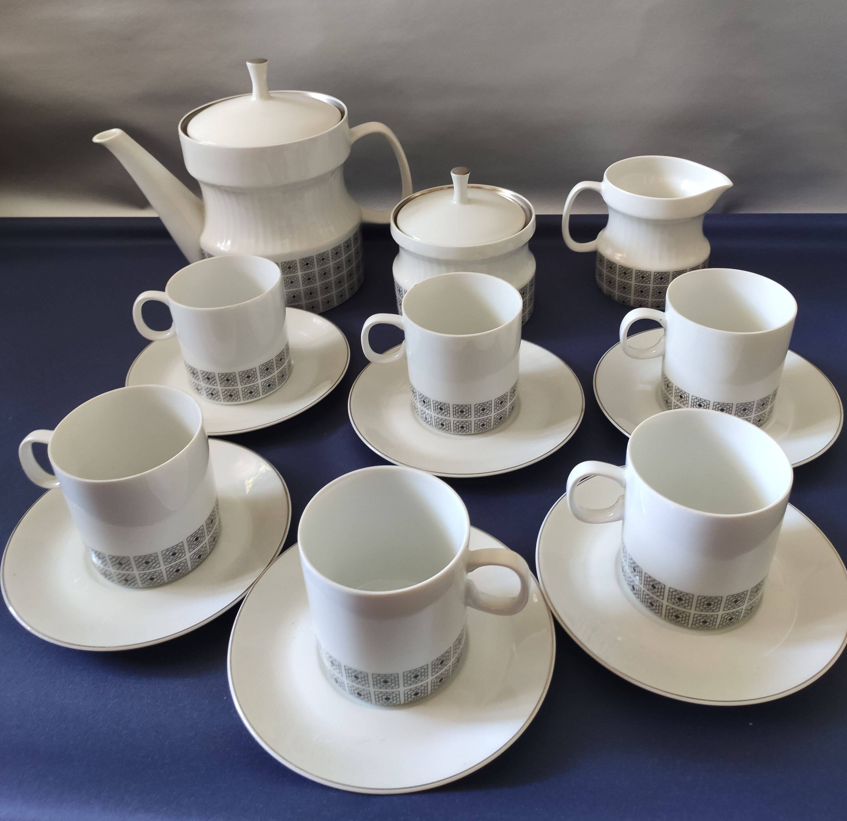 Vintage tea service, Nefertiti,