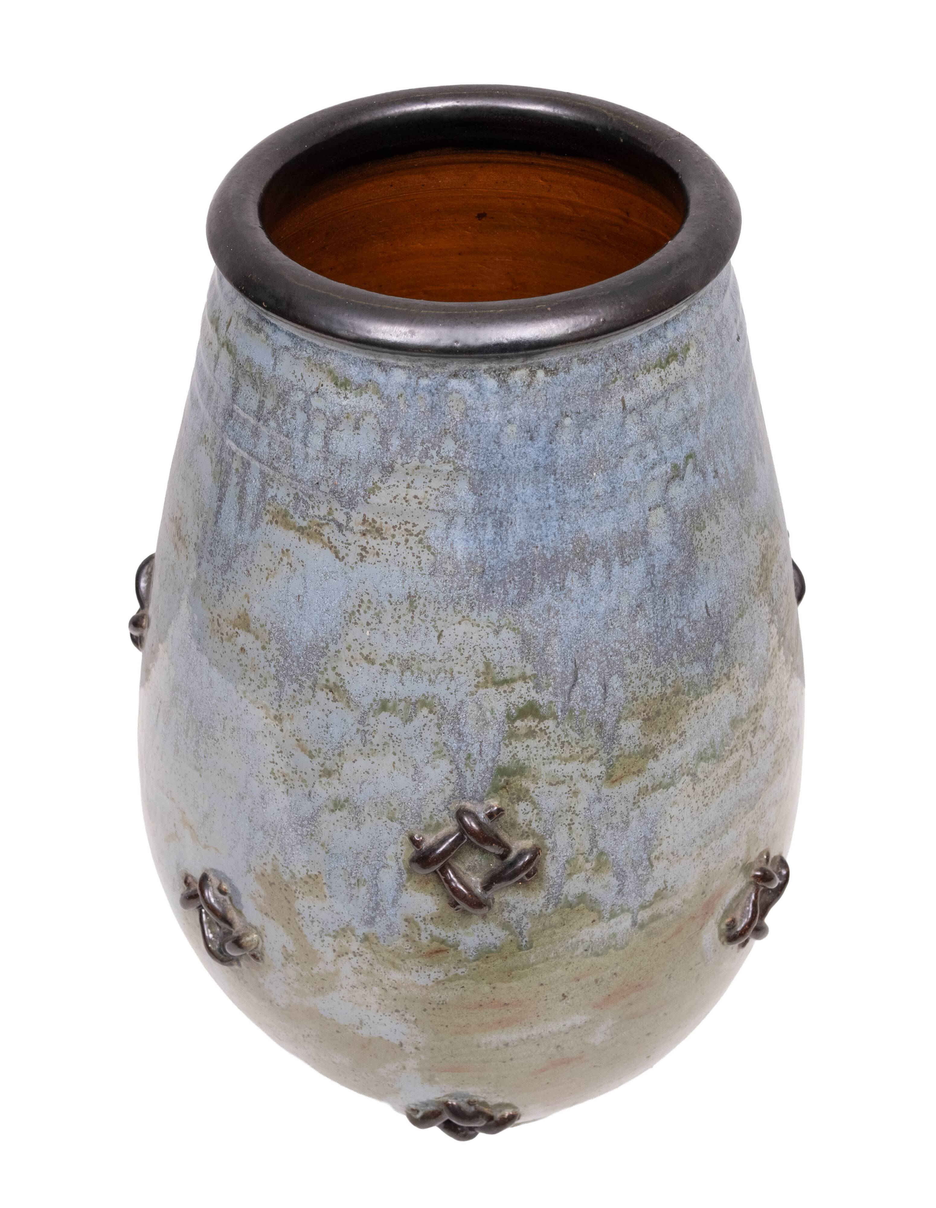 Stunning Large Art vase Roger Guèrin 1930s Belgium