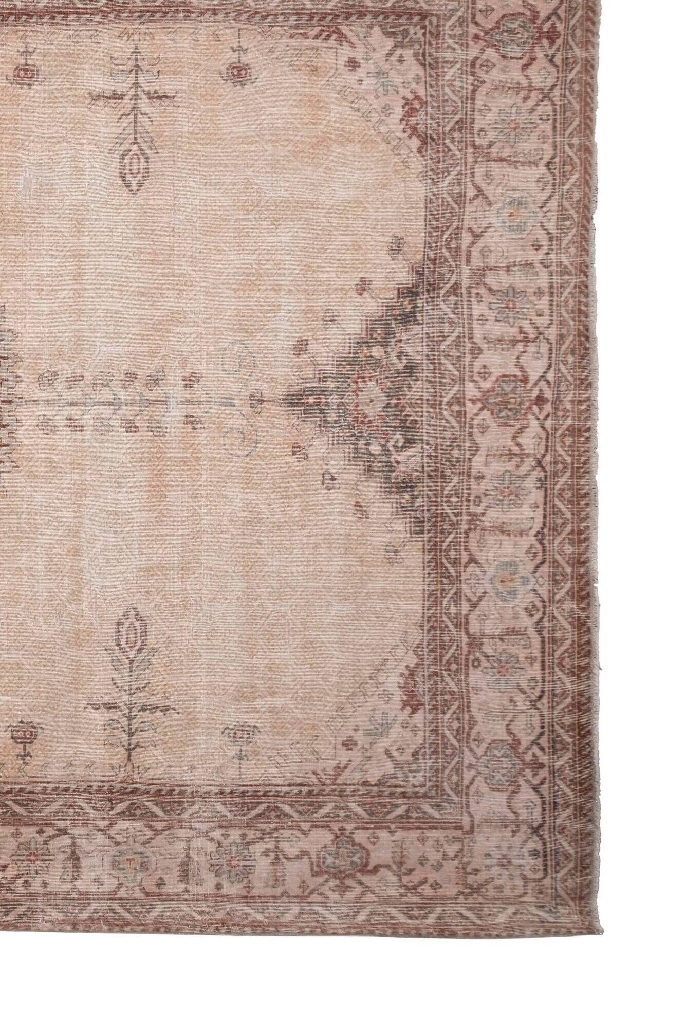Vintage Turkish Oushak rug 298x450 cm