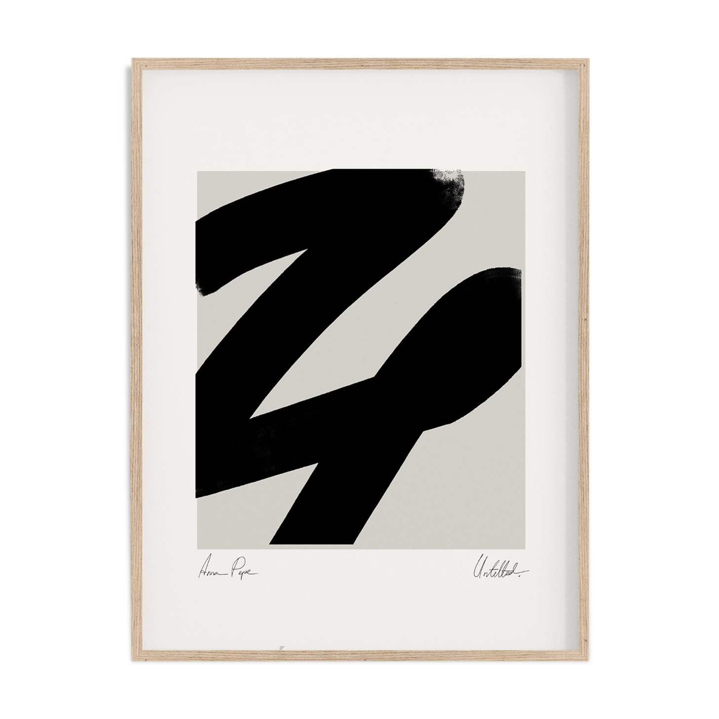 Framed abstract giclee art print 50x70cm