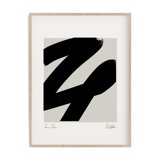 Framed abstract giclee art print 50x70cm