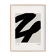 Framed abstract giclee art print 50x70cm