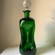 Holmegaard green decanter vintage danois par jacob e bang