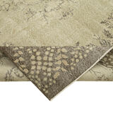 Handmade oriental beige rug 200 cm x 310 cm