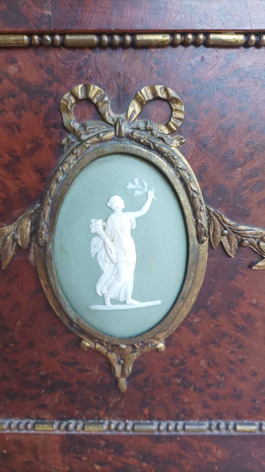 Louis XVI Nightstand in Thuya Burl