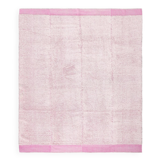 Tapis 8x10 pour salon tapis marocain vintage rose et beige, 259x301 cm SKU. 34961
