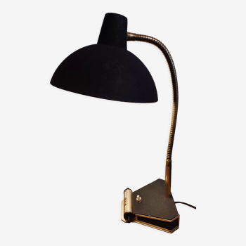 Lampe de bureau Aluminor vintage avec calendrier perpétuel