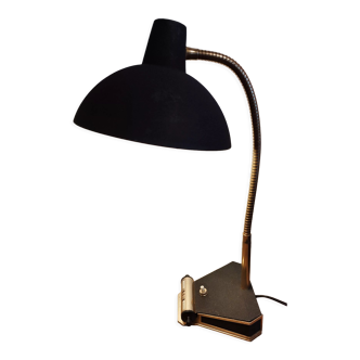 Lampe de bureau Aluminor vintage avec calendrier perpétuel