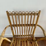 Rattan armchair from the 60s