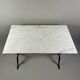Bistro table with marble top