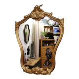 Golden rococo mirror