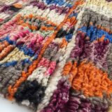 Moroccan Berber carpet Boujaad with colorful patterns 145x98cm