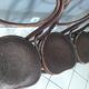 Suite of 3 chairs bistrot Thonet model heart n 28 around 1900