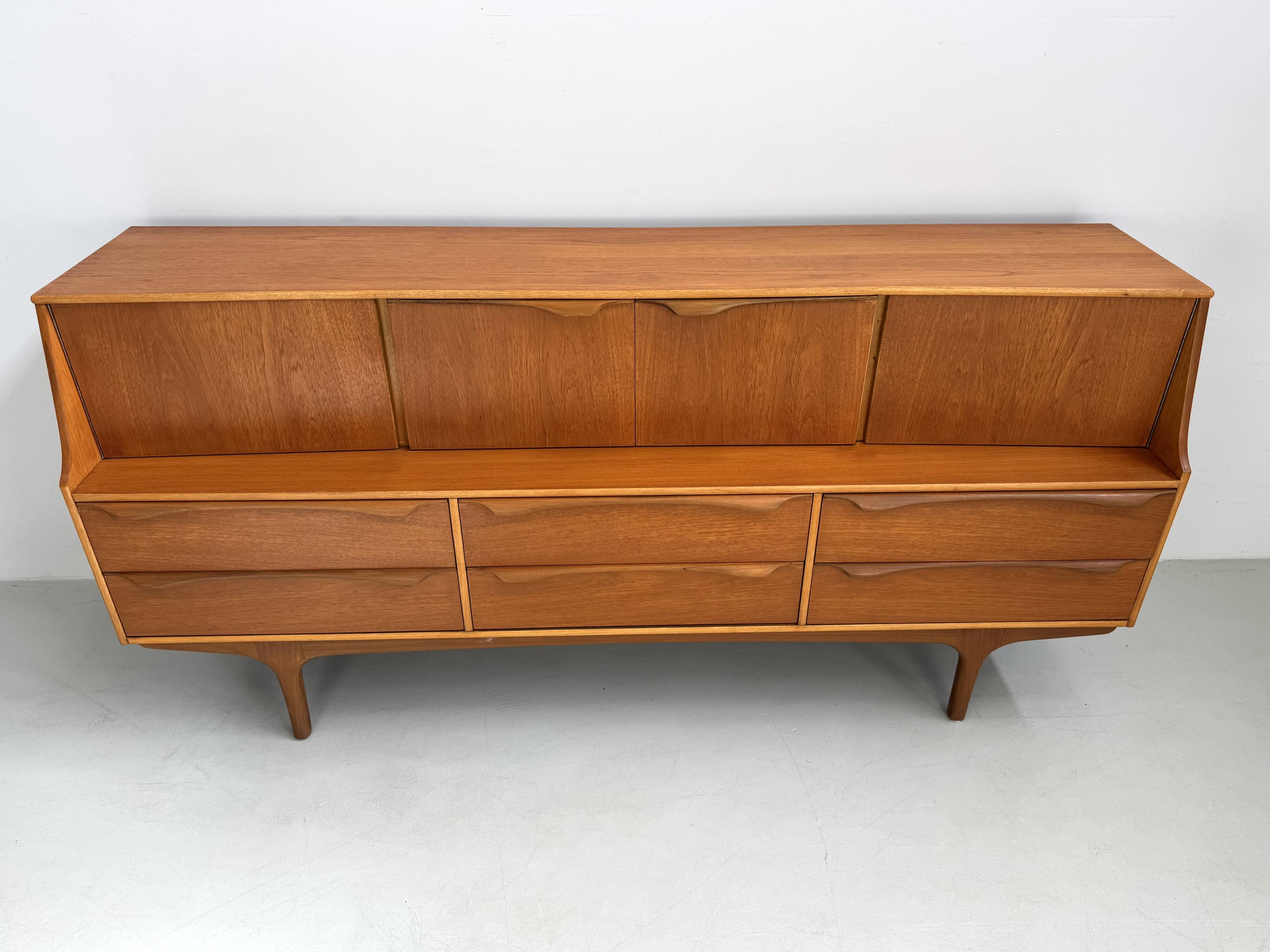 Unique designer sideboard from the 1960s  by Sutcliffe Todmorden.