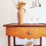 Old pedestal table
