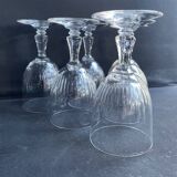 6 baccarat water glasses – art nouveau
