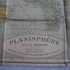 Planisphere map time zones blondel paris old french map time zone 30s