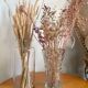 Vase en verre ciselé vintage 1960 1970