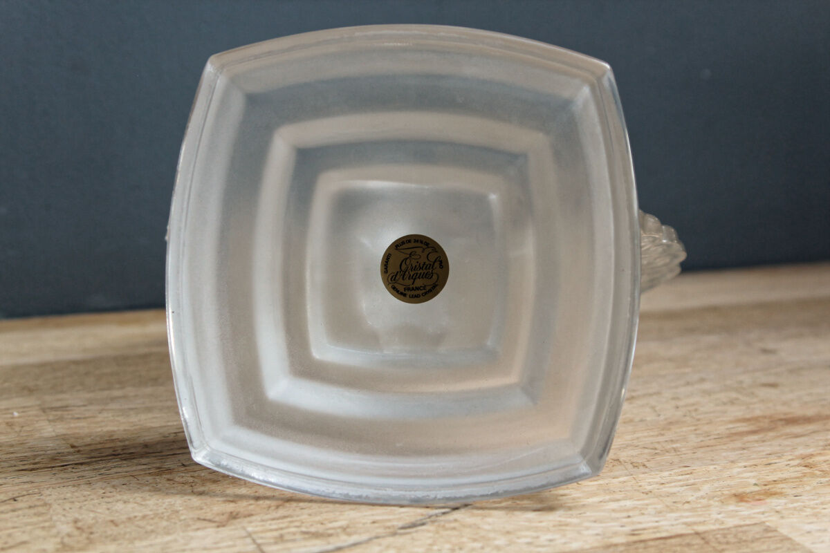 Peacock paperweight, Arques crystal